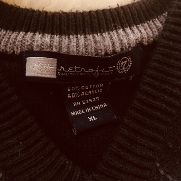 Retrofit  Blue & Grey Sweater - Picture 2 of 3